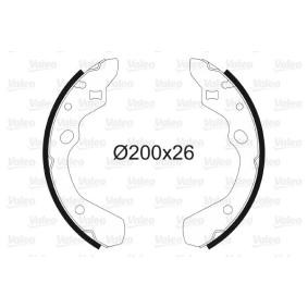 Comprar Juego de zapatas de frenos de VALEO 562595 a bajo precio de 38,10 €