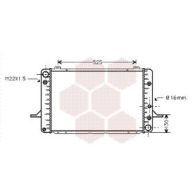 Acquista Radiatore motore da VAN WEZEL 18002051 a buon mercato per soli 181,70 €