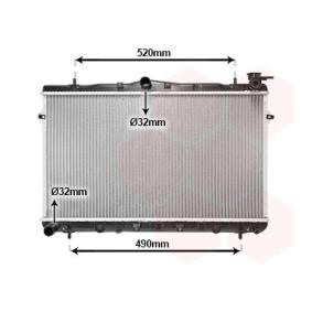 Achetez des Radiateur du moteur VAN WEZEL 82002043 à prix pour 161,86 €