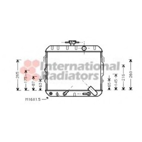 Achetez des Radiateur du moteur VAN WEZEL 82002010 à prix pour 379,53 €