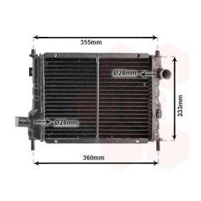Kühler, Motorkühlung 02002133 ROVER MINI MK I von VAN WEZEL