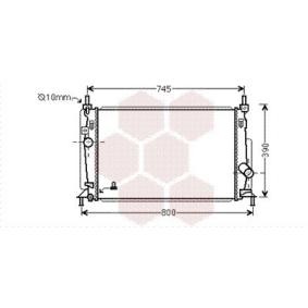Achetez des Radiateur du moteur VAN WEZEL 27002237 à prix pour 165,92 €