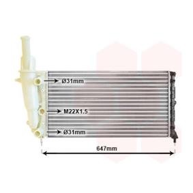 Achetez des Radiateur du moteur VAN WEZEL 17002141 à prix pour 124,60 €