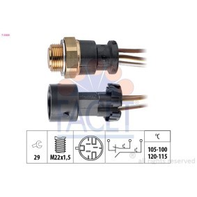 Comprar Interruptor, piloto de marcha atrás de FACET 7.6221 a bajo precio de 16,80 €