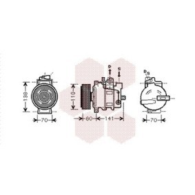 Acquista Compressore aria condizionata da VAN WEZEL 0300K271 a buon mercato per soli 379,81 €