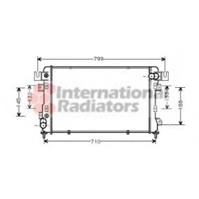 Achetez des Radiateur du moteur VAN WEZEL 07002011 à prix pour 239,97 €