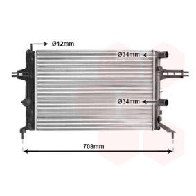 Acquista Radiatore motore da VAN WEZEL 37002257 a buon mercato per soli 87,27 €