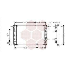 Achetez des Radiateur du moteur VAN WEZEL 81002008 à prix pour 135,76 €
