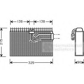 Verdampfer, Klimaanlage 0300V010