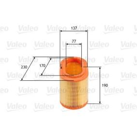 Köp Luftfilter av VALEO 585690 till det låga priset 233,33 kr