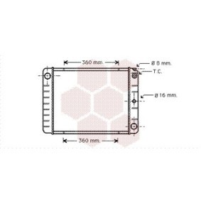Kjøp Radiator, motorkjøling av VAN WEZEL 59002027 til den lave prisen 2279,35 NOK