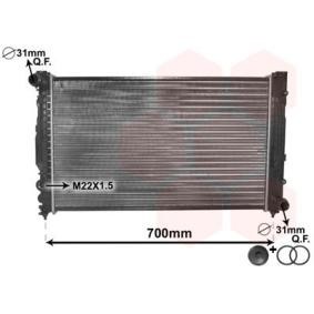 Achetez des Radiateur du moteur VAN WEZEL 03002124 à prix pour 77,79 €