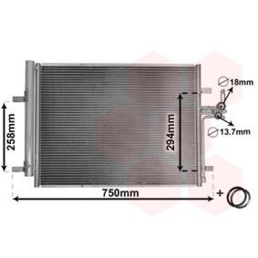 Achetez des Condenseur, climatisation VAN WEZEL 18005428 à prix pour 191,57 €
