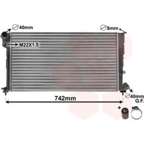 Achetez des Radiateur du moteur VAN WEZEL 09002137 à prix pour 112,24 €