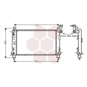 Achetez des Radiateur du moteur VAN WEZEL 07002027 à prix pour 315,60 €