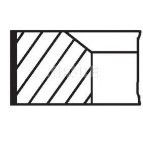 Comprar Juego de aros de pistón de MAHLE ORIGINAL 00941N0 a bajo precio de 33,89 €