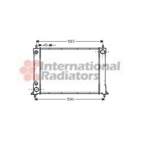 Achetez des Radiateur du moteur VAN WEZEL 02002070 à prix pour 375,84 €