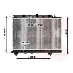 Achetez des Radiateur du moteur VAN WEZEL 02002154 à prix pour 134,71 €