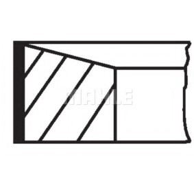 Achetez des Jeu de segments de pistons MAHLE ORIGINAL 60743V0 à prix pour 52,42 €