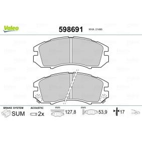 Acquista Kit pastiglie freni da VALEO 598691 a buon mercato per soli 45,27 €