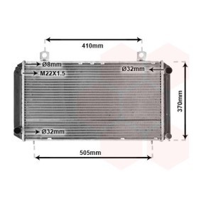 Kjøp Radiator, motorkjøling av VAN WEZEL 47002003 til den lave prisen 1696,22 NOK