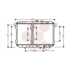 Acquista Radiatore motore da VAN WEZEL 32002065 a buon mercato per soli 312,60 €