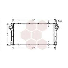Achetez des Intercooler VAN WEZEL 53004565 à prix pour 266,43 €