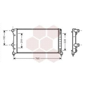 Achetez des Radiateur du moteur VAN WEZEL 17002250 à prix pour 128,70 €