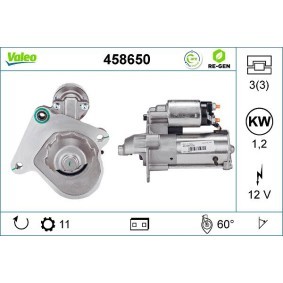 Köp Startmotor av VALEO 458650 till det låga priset 6745,50 kr