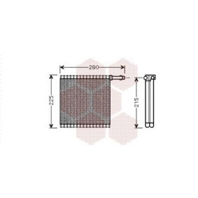 Verdampfer, Klimaanlage 0200V196