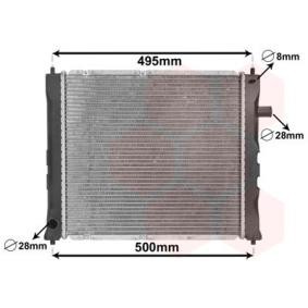 Achetez des Radiateur du moteur VAN WEZEL 02002097 à prix pour 110,27 €