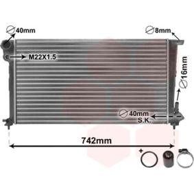 Achetez des Radiateur du moteur VAN WEZEL 09002159 à prix pour 75,53 €