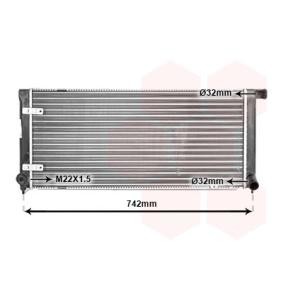 Kjøp Radiator, motorkjøling av VAN WEZEL 58002042 til den lave prisen 1228,42 NOK