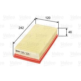 Köp Luftfilter av VALEO 585326 till det låga priset 147,75 kr