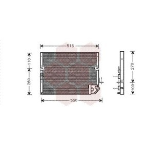 Köp Kondensor, klimatanläggning av VAN WEZEL 53005118 till det låga priset 1441,96 kr