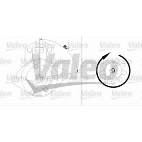 Köp Startmotor av VALEO 455731 till det låga priset 5685,68 kr