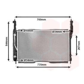 Achetez des Radiateur du moteur VAN WEZEL 37002432 à prix pour 300,75 €