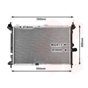 Acquista Radiatore motore da VAN WEZEL 37002266 a buon mercato per soli 164,17 €