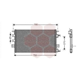 Klimakondensator 07005023 von VAN WEZEL günstig für 119,11 € online kaufen