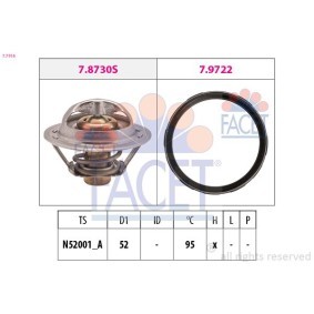 Kühlwasserthermostat 7.8520 von FACET günstig für 17,86 € online kaufen