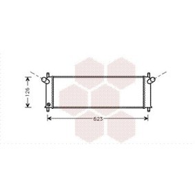 Achetez des Radiateur du moteur VAN WEZEL 74002022 à prix pour 285,14 €
