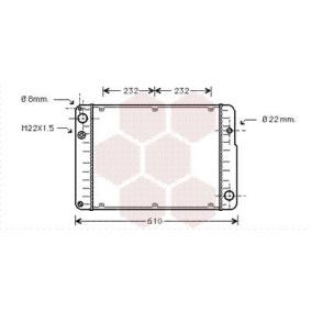 Achetez des Radiateur du moteur VAN WEZEL 74002015 à prix pour 392,38 €