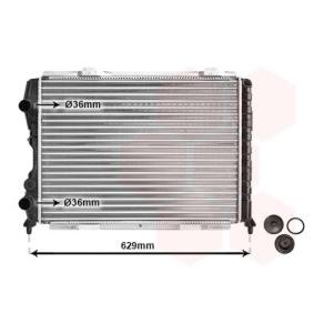 Achetez des Radiateur du moteur VAN WEZEL 01002056 à prix pour 153,18 €