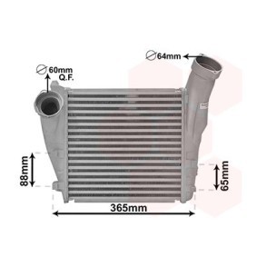 Kjøp Intercooler av VAN WEZEL 74004057 til den lave prisen 4840,76 NOK