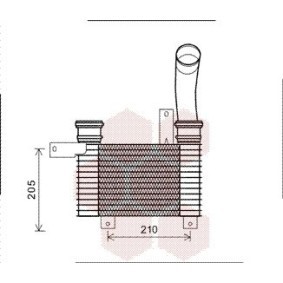 Acquista Intercooler da VAN WEZEL 81004094 a buon mercato per soli 469,63 €