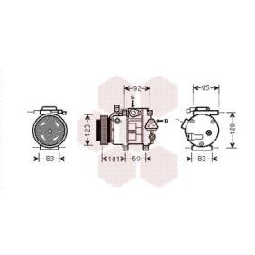 Acquista Compressore aria condizionata da VAN WEZEL 8200K214 a buon mercato per soli 648,10 €