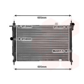 Acquista Radiatore motore da VAN WEZEL 37002191 a buon mercato per soli 106,92 €