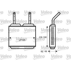 Acquista Scambiatore calore per riscaldamento abitacolo da VALEO 812244 a buon mercato per soli 160,45 €