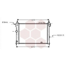 Acquista Radiatore motore da VAN WEZEL 37002028 a buon mercato per soli 79,47 €