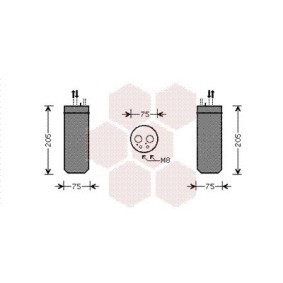 Klimatrockner des Herstellers VAN WEZEL - Originalware Artikelnummer: 0300D209